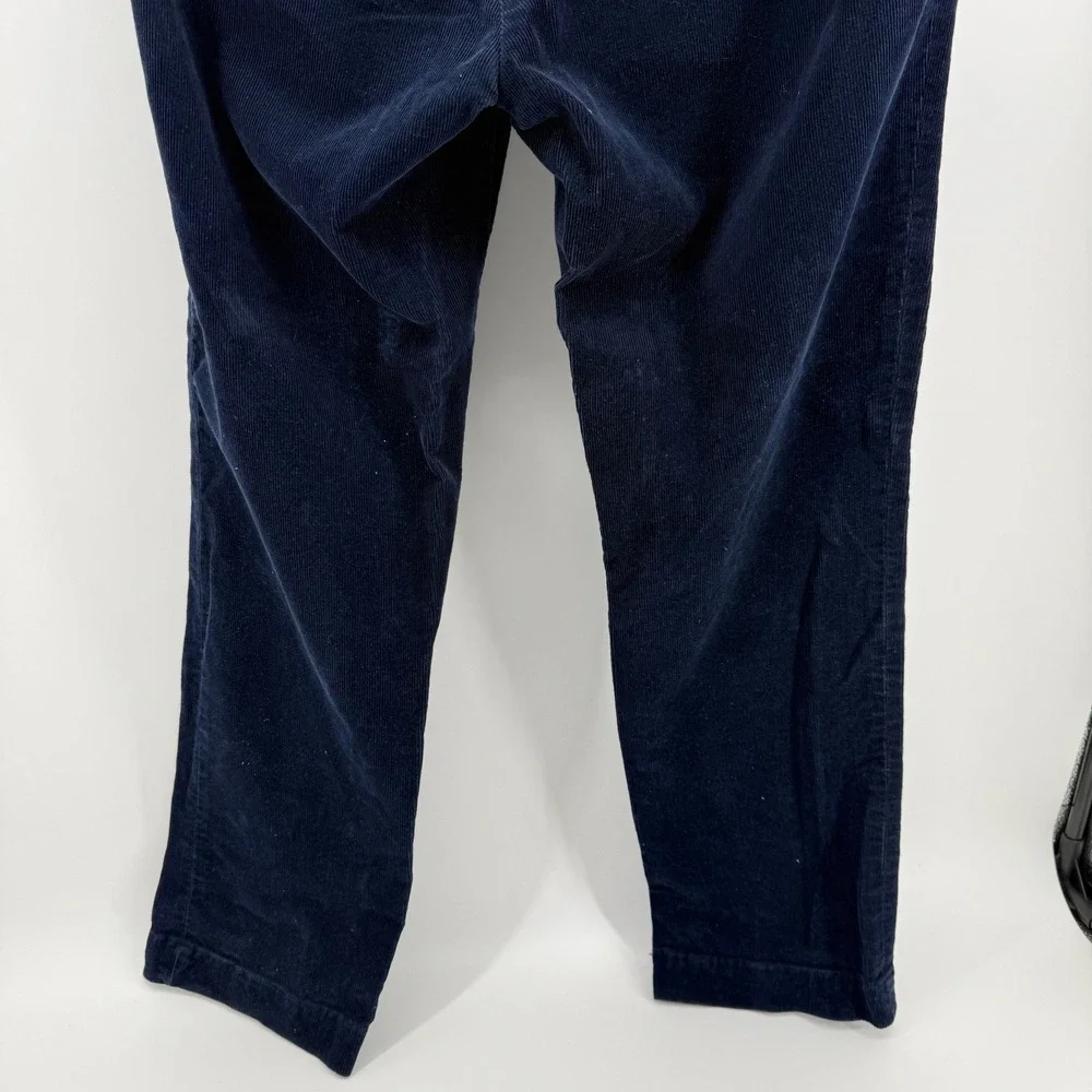 Polo Ralph Lauren Mens Navy Blue Corduroy Pants Classic Fit 36x34 Stretch Cotton